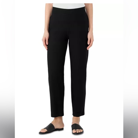 NWOT Bloomingdale’s Elastic Waist 100% Silk Petite Pants - Picture 1 of 14